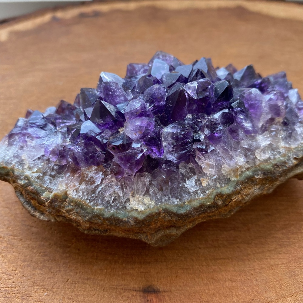 Genuine Amethyst Crystal Druzy Cluster
